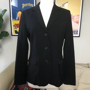 Banana Republic black suit jacket blazer 8